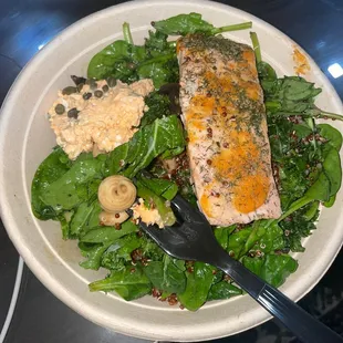 Mediterranean Salmon Bowl