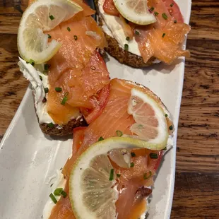 Smoked Salmon Toast