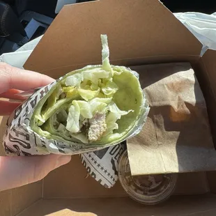 Chicken Caesar wrap