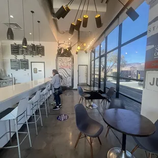 a man sitting at a bar