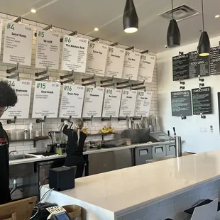 a man working in a restaurant