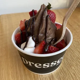 Chocolate Strawberry sundae