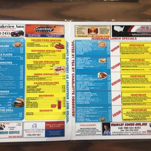 Menu.