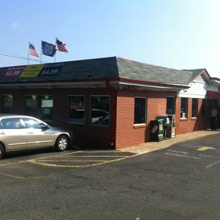 Store front + drive thru.