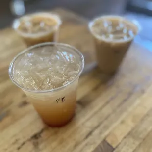 Peachy Boi &amp; Vanilla Latte