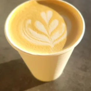 Honey lavender latte