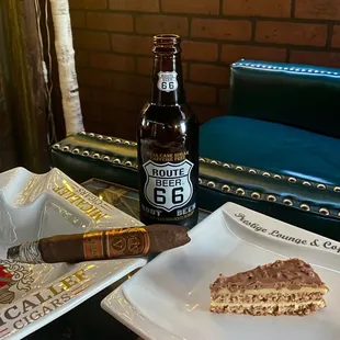 Oliva Series V Melanio Maduro, root beer and peanut butter &amp; chocolate cake!