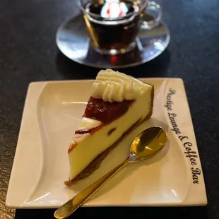 Prestige signature strawberry cheese cake