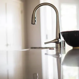 a bowl on a kitchen counter
