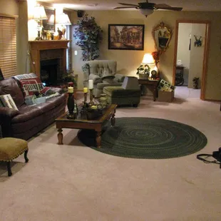 We take special effort in setting up and staging everything.