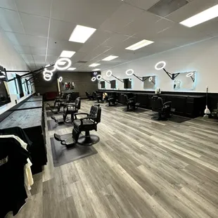 Inside of Prestigious Grooming Lounge