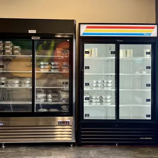 Grab and go meal fridges