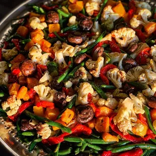 Roasted seasonal vegetables