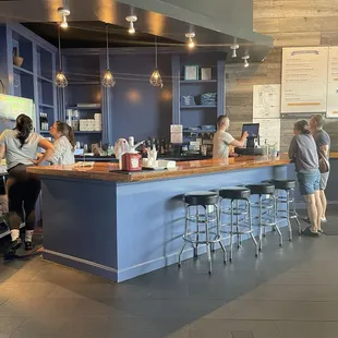 Order at the counter or with QR code at your table.