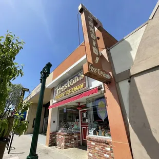 the outside of the store