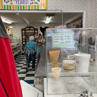 Irene Preston(?) walking; Butterfat percentage menu