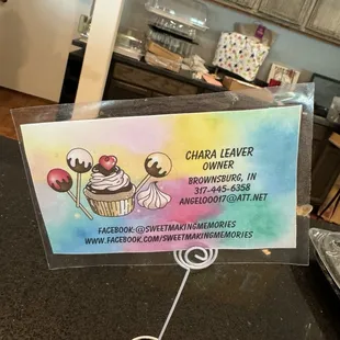 Delicious pastry owner