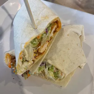 Chicken wrap, needs more chicken