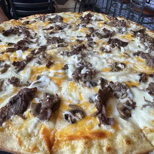 Steak &amp; Ranch Pizza