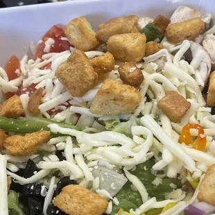 Salad. Great blue for the price.