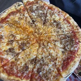 Medium Sweet sausage pizza