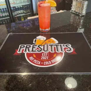 Specialty drink, PRESUTTI&apos;S punch