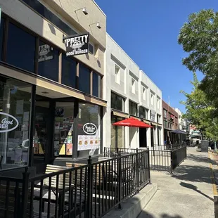 Pretty Good Burger in downtown Merced, California.