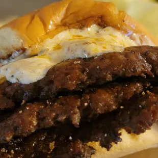 Sideview of the triple
