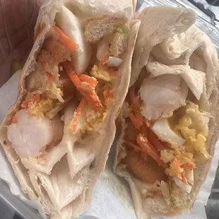 Shrimp wrap