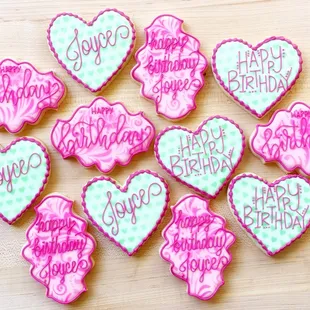 Happy birthday cookies!