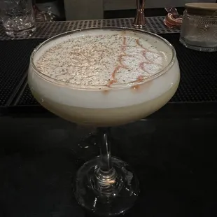 Eggnog sour