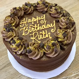 the words happy birthday ruth