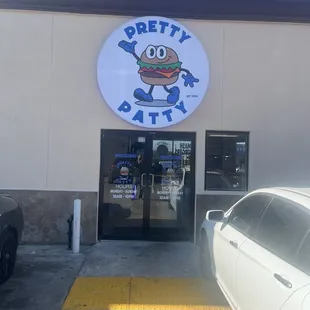 Entrance from the parking lot