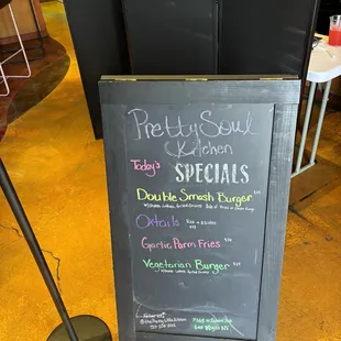 Daily specials