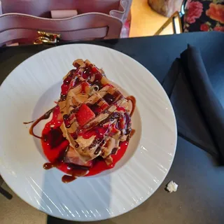 Fried Strawberry Waffle