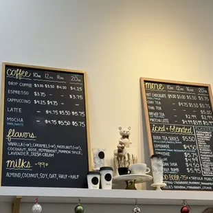Regular menu