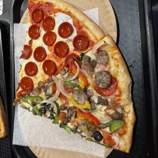 Pepperoni Cups Slice &amp; Supreme Slice