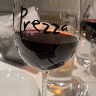 There wine by the glass and bottle selection is great.