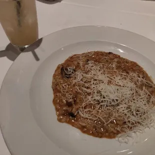 Mushroom Risotto, with fontina and parmigiano