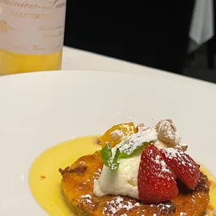 Orange bread pudding