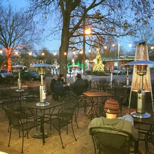 Priato Patio across from Ice Rink