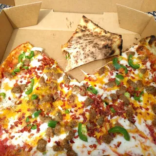 Beef or Sausage and Cheddar