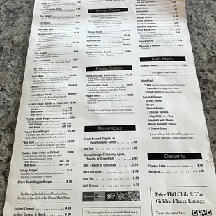 menu, sushi and sashimi