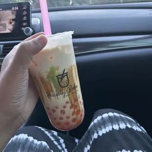 Milk Tea mango boba