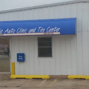 Our front, notice key drop box located next to front door.