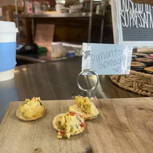 Pimento spread sample