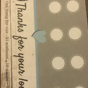 I scream, you scream "FREE ICE CREAM!!!" Ask for a customer rewards card!