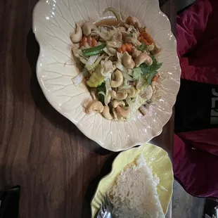 Cashew curry with chicken