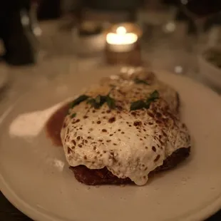 Veal chop parm.  Phenomenal.
