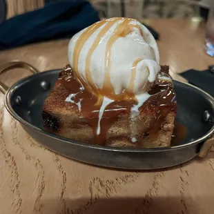 Fig and Rosemary Bread Pudding